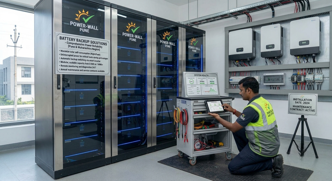 Solar battery backup system