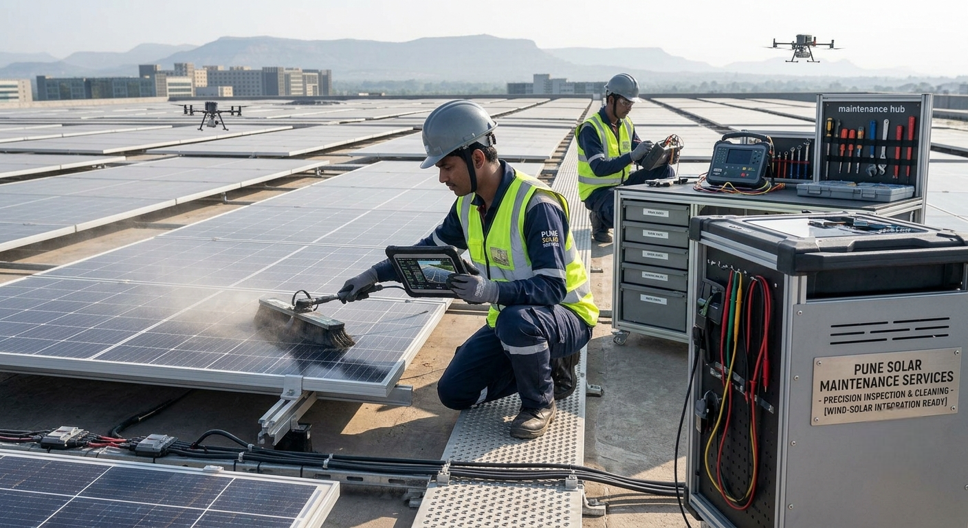 Solar panel maintenance