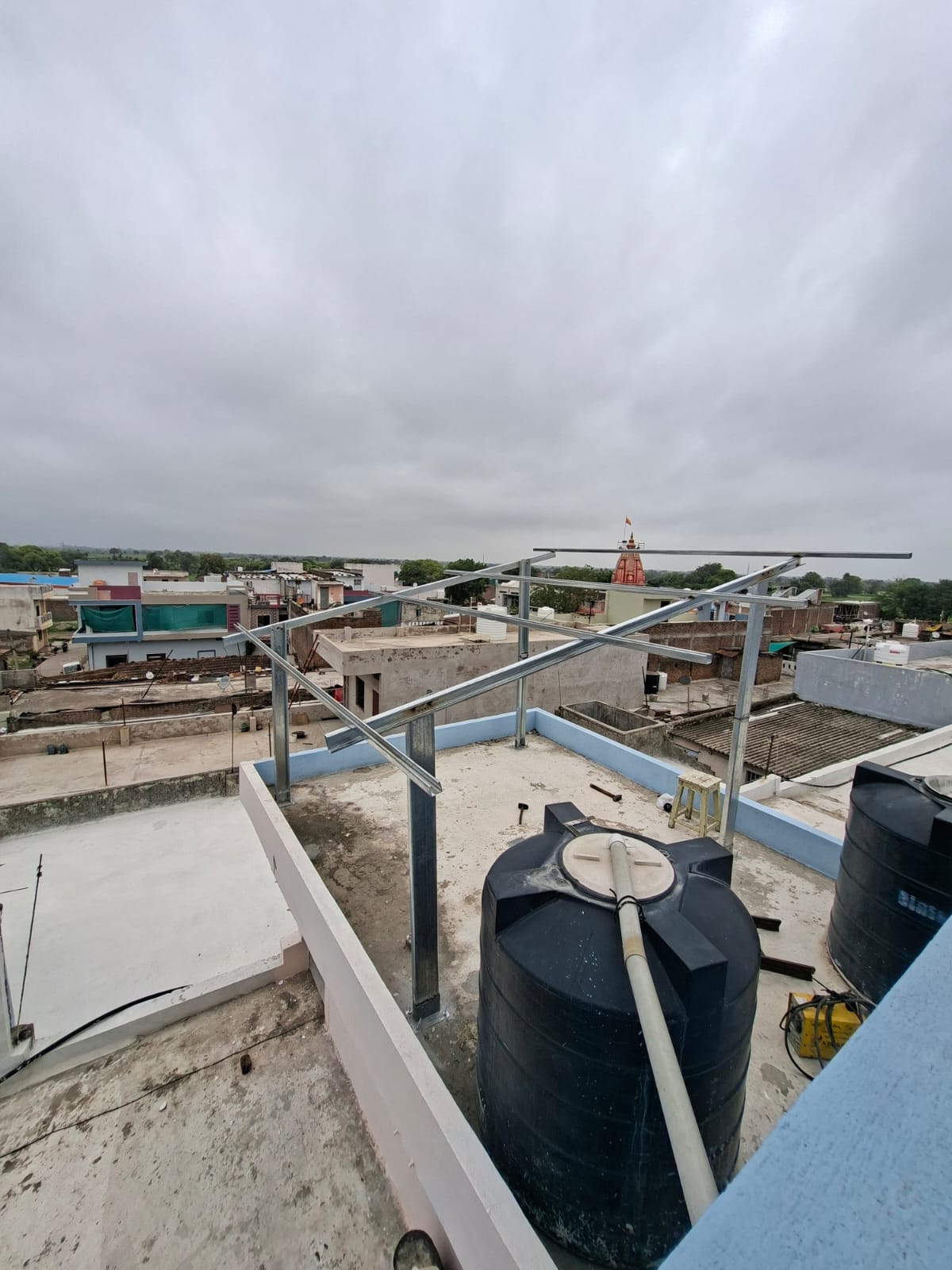 Industrial solar installation